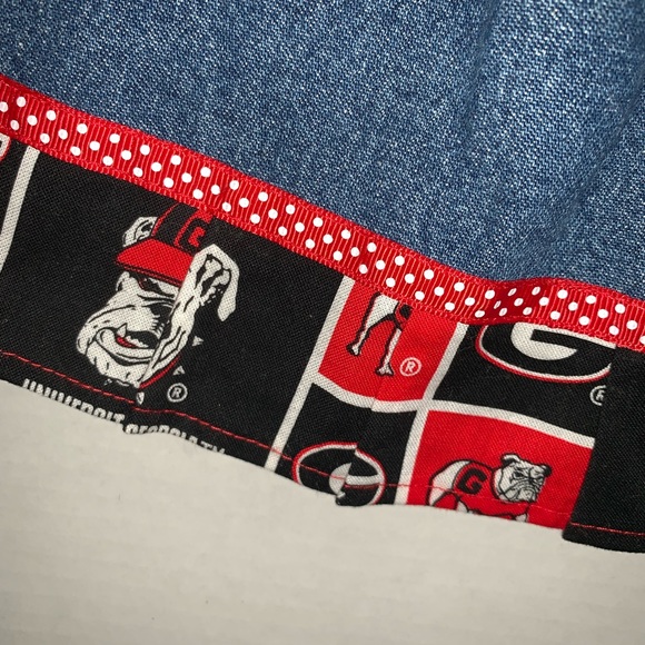 VTG Baby Guess Georgia Bulldogs Girls denim dress - Picture 5 of 6